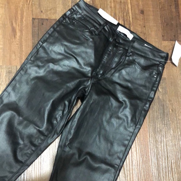 Social Standard by sanctuary mid rise ankle skinny pants coated finish - Picture 2 of 14